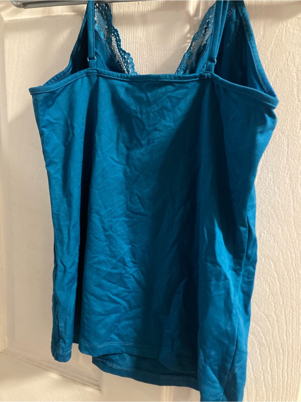Reitmans Teal Lace-Trim Camisole